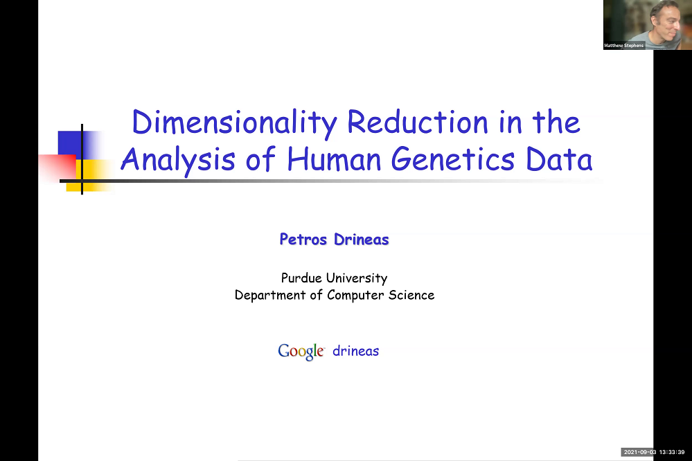 Dimensionality reduction in the analysis of human genetics data Thumbnail