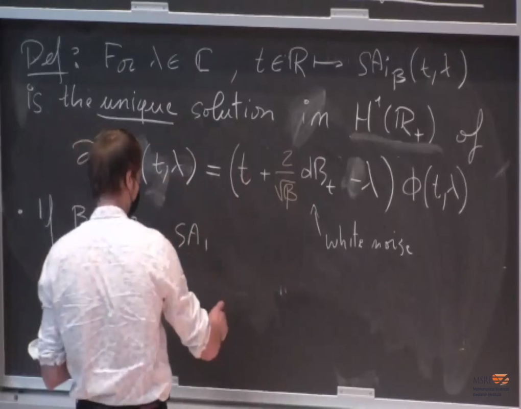 The Edge Scaling Limit of the Characteristic Polynomial of the Gaussian β-Ensembles Thumbnail