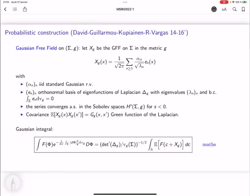 Introduction to Liouville Conformal Field Theory Thumbnail