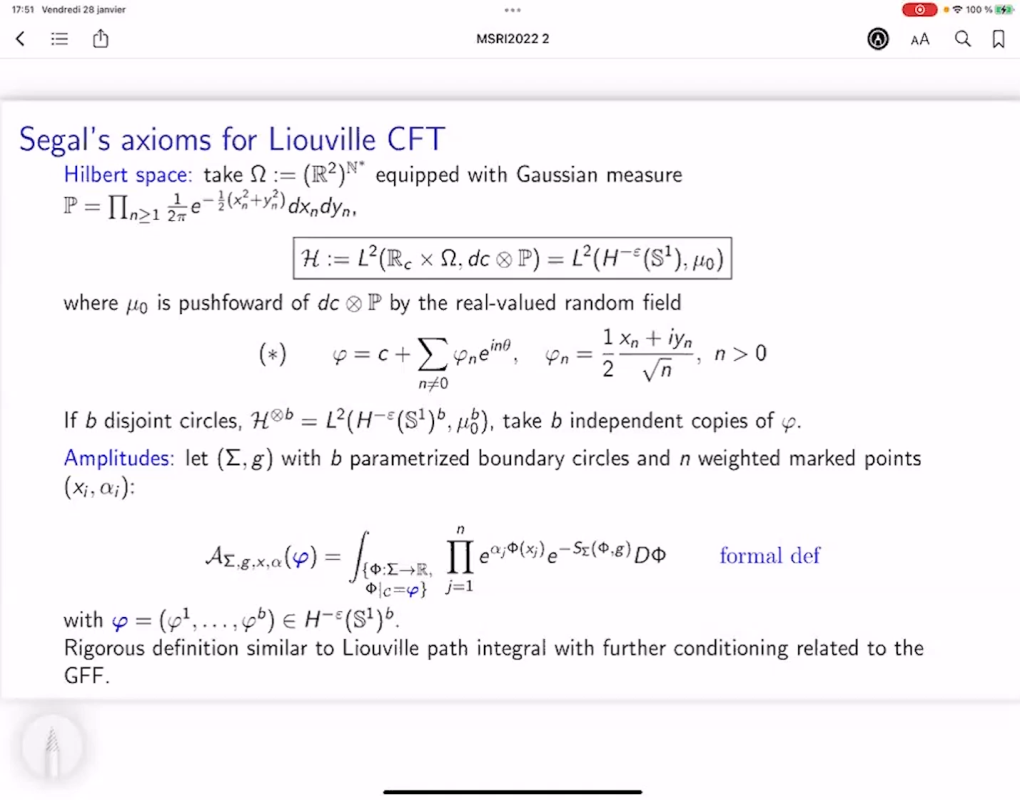 Introduction to Liouville Conformal Field Theory Pt. II Thumbnail