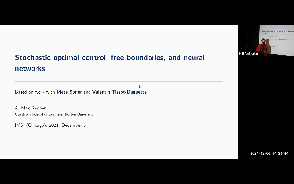 Stochastic optimal control, free boundaries, and neural networks Thumbnail