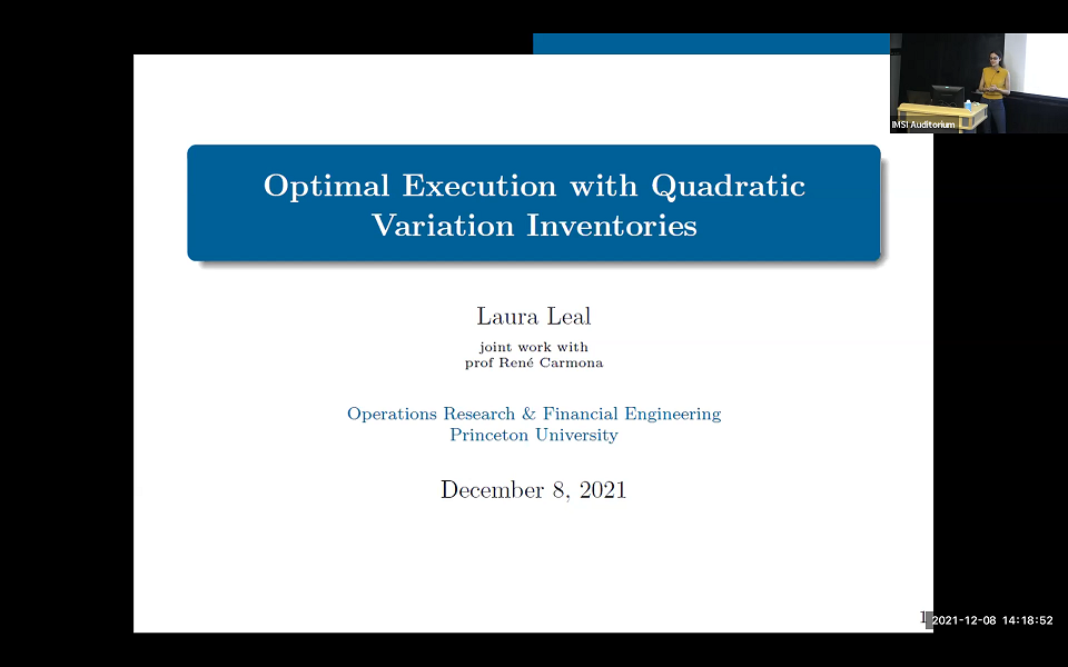 Optimal Execution with Quadratic Variation Inventories Thumbnail