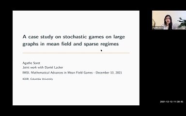 A case study on stochastic games on large graphs in mean field and sparse regimes Thumbnail
