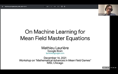 On machine learning methods for mean field master equations Thumbnail