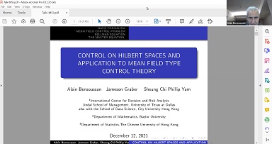 Control on Hilbert Spaces and Application to Mean Field Control Thumbnail