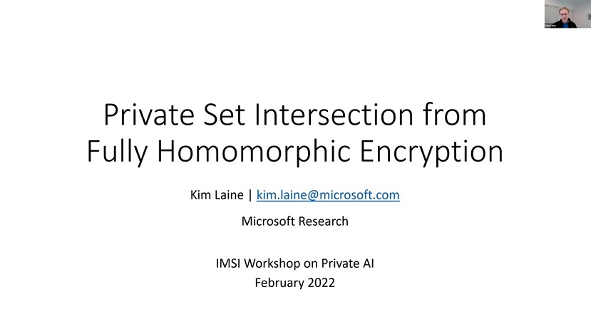 Private Set Intersection from Fully Homomorphic Encryption Thumbnail