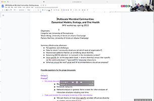 Multiscale Microbial Communities: Working group updates and discussion Thumbnail