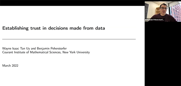 Establishing trust in decisions made from data: Physics-informed machine-learning models with computable generalization bounds Thumbnail