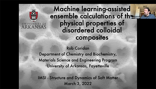 Machine learning-assisted ensemble calculations of the physical properties of disordered colloidal composites Thumbnail