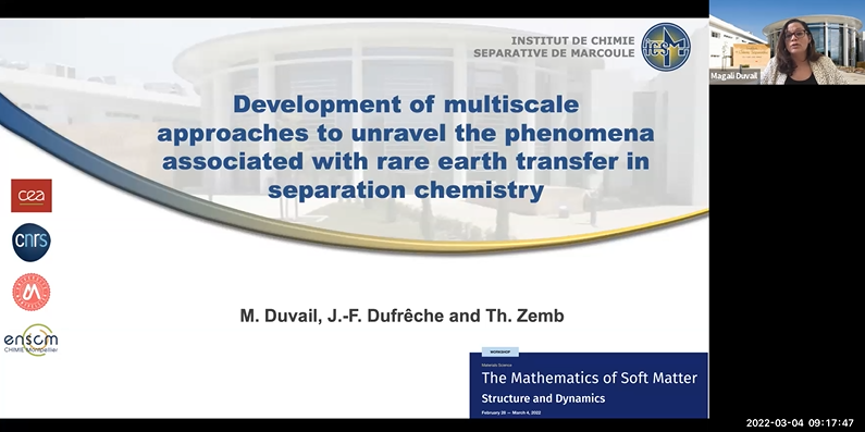 Development of multi-scale approaches to unravel the phenomena associated with rare earth transfer in separation chemistry Thumbnail