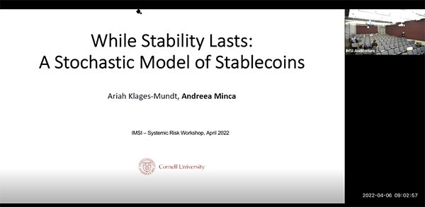 While Stability Lasts: A Stochastic Model of Stablecoins Thumbnail