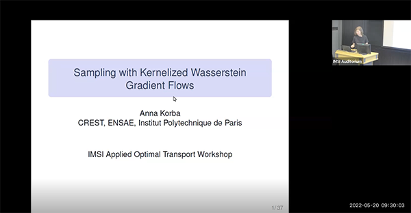 Sampling with kernelized Wasserstein gradient flows Thumbnail