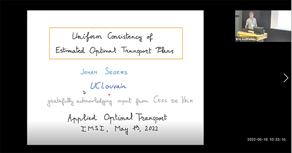 Uniform consistency of estimated optimal transport plans Thumbnail