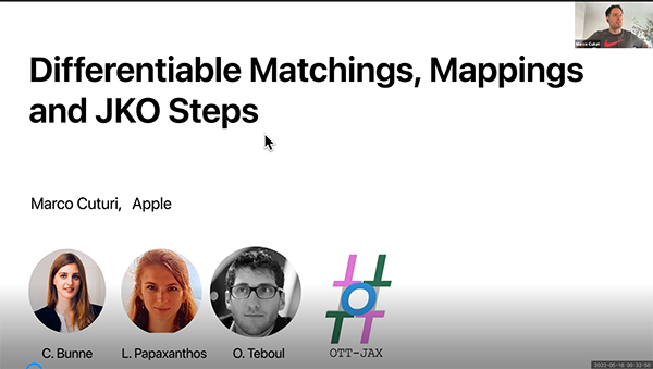 Differentiable Matchings, Mappings and JKO Steps Thumbnail