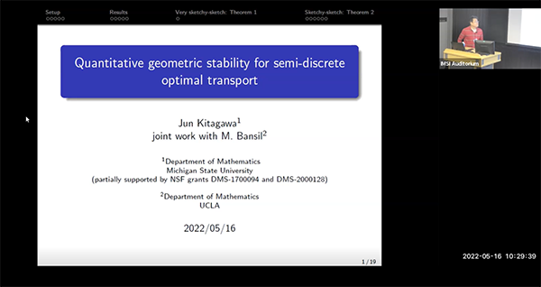 Quantitative geometric stability for semi-discrete optimal transport Thumbnail