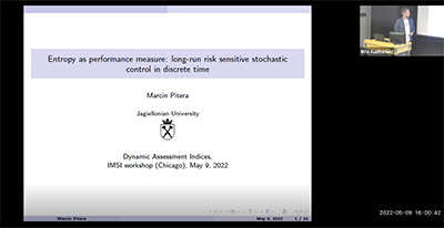 Entropy as performance measure: long-run risk sensitive stochastic control in discrete time Thumbnail