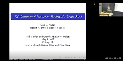 High Dimensional Markovian Trading of a Single Stock Thumbnail