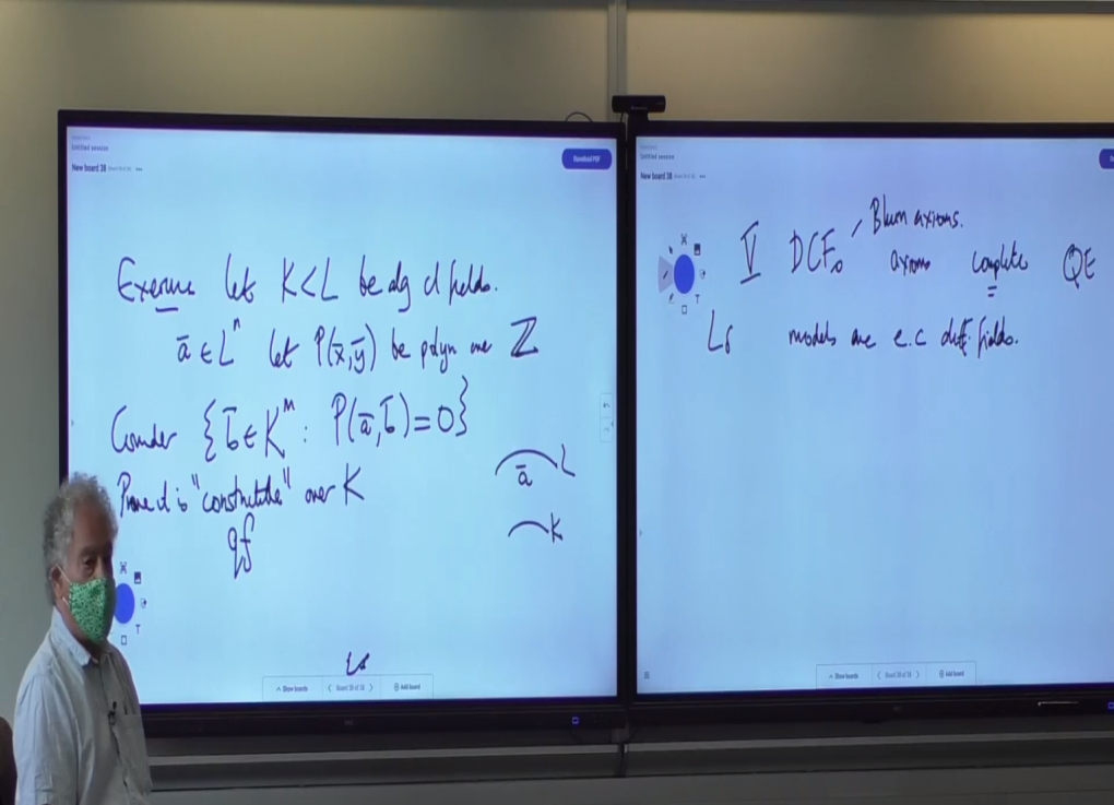 Algebraic Theory of Differential and Difference Equations, Model Theory and their Applications: Lecture XIII Thumbnail