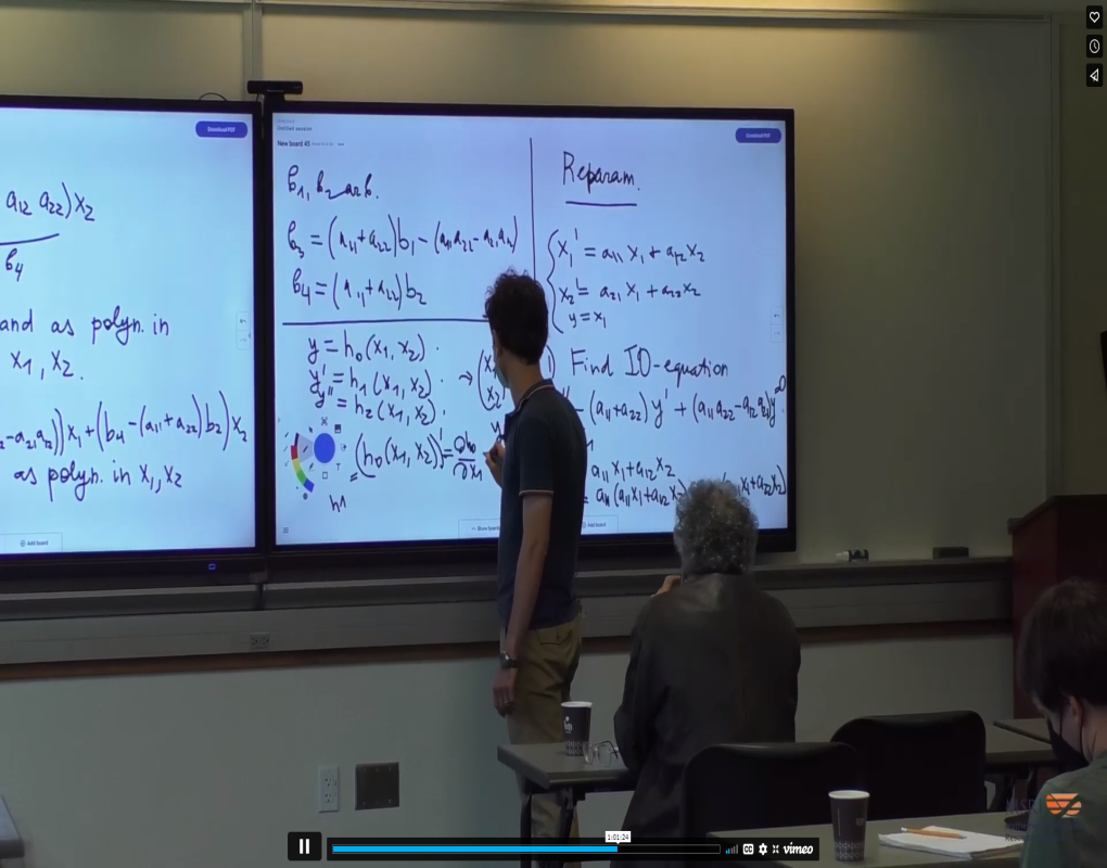 Algebraic Theory of Differential and Difference Equations, Model Theory and their Applications: Lecture XIV Thumbnail