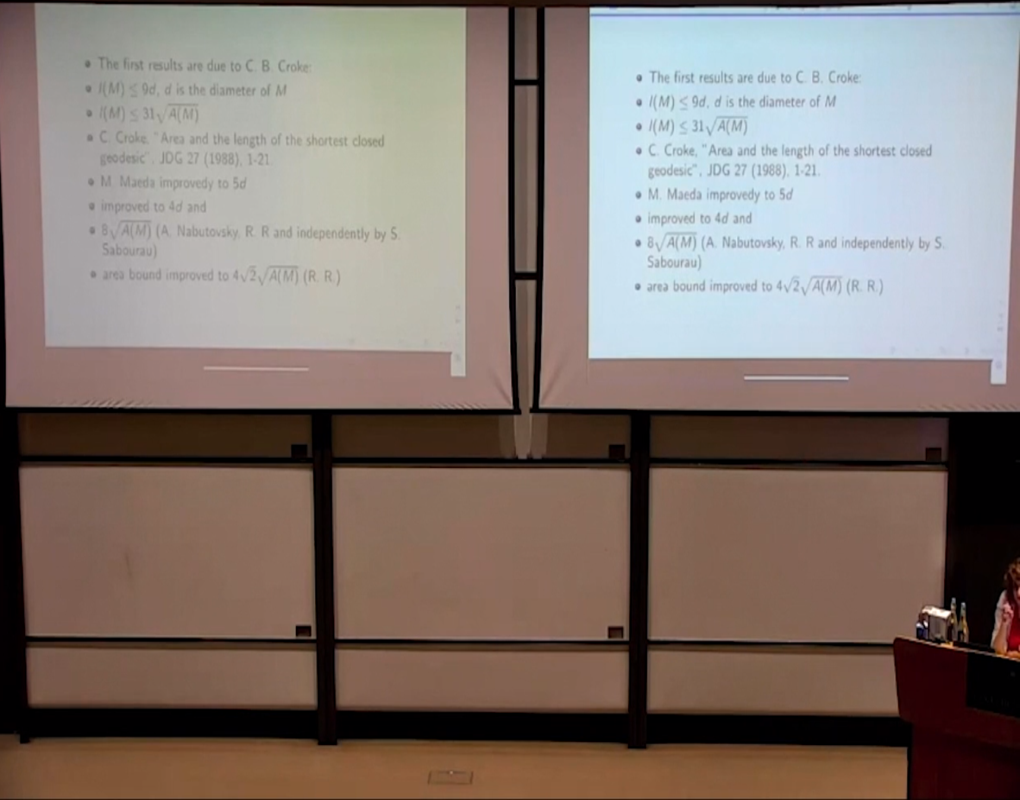 Metric Geometry and Geometric Analysis (Oxford, United Kingdom): "Lecture & Mini-Course 1: "Geometric Inequalities: Homotopies, Fillings and Geodesics"" Thumbnail