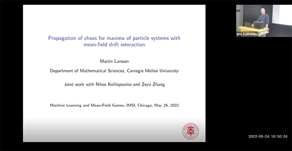 Propagation of chaos for maxima of particle systems with mean-field drift interaction Thumbnail