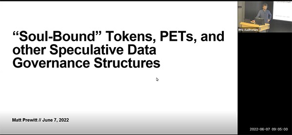 “Soul-Bound” Tokens, PETs, and More: Speculative Data Governance Structures Thumbnail