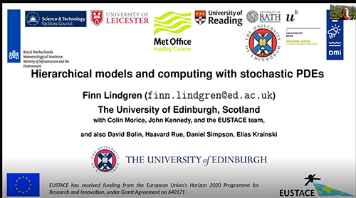 Hierarchical models and computing with stochastic PDEs Thumbnail