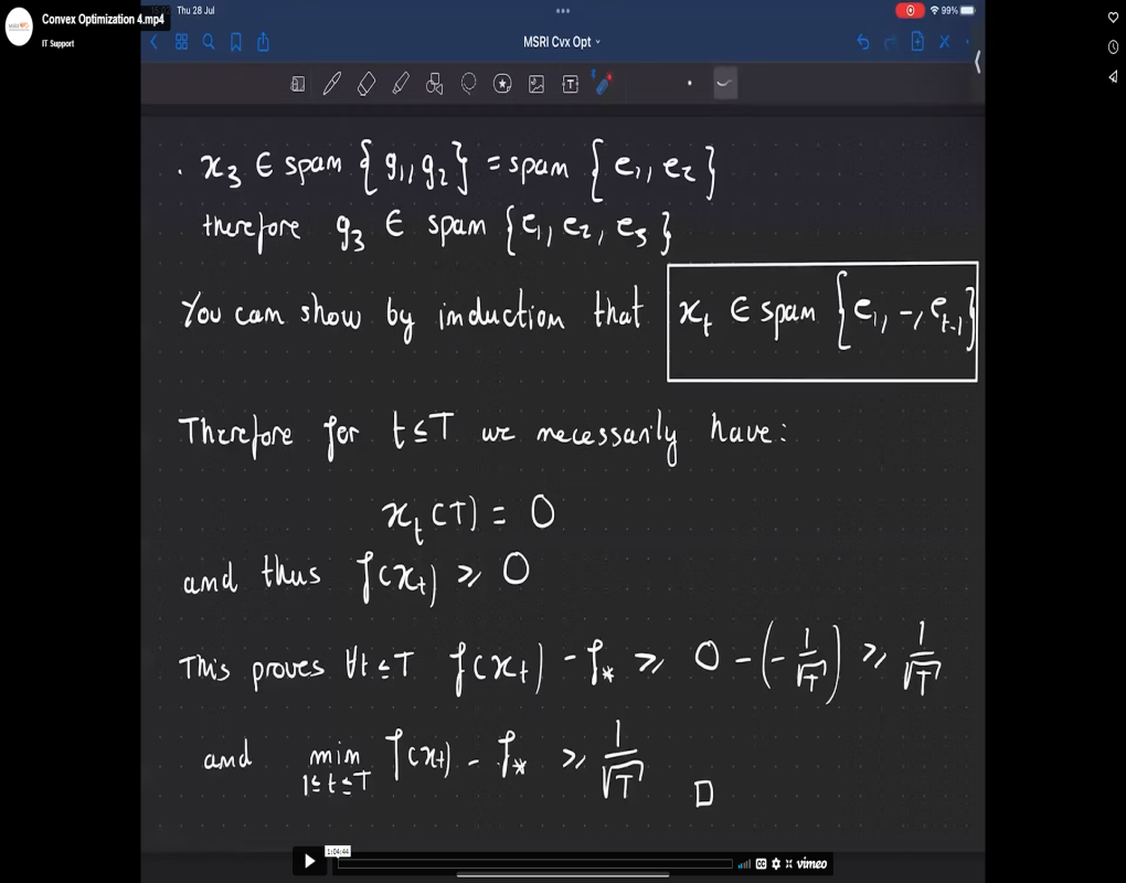 Mathematics Of Machine Learning: Convex Optimization Pt 4 Thumbnail