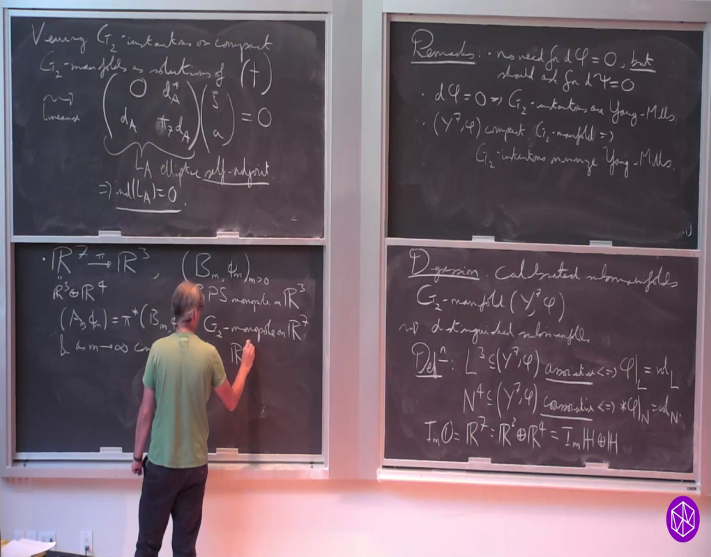 Introductory Workshop: Analytic and Geometric Aspects of Gauge Theory: "Gauge Theory and Special Holonomy Pt II" Thumbnail