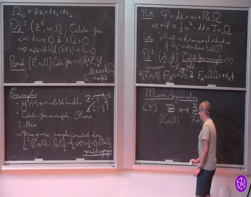 Introductory Workshop: Analytic and Geometric Aspects of Gauge Theory: "Gauge Theory and Special Holonomy Pt III" Thumbnail