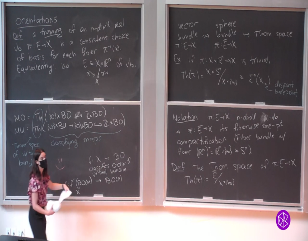 Introductory Workshop: Floer Homotopy Theory: "Thom Spectra and Orientations" Thumbnail