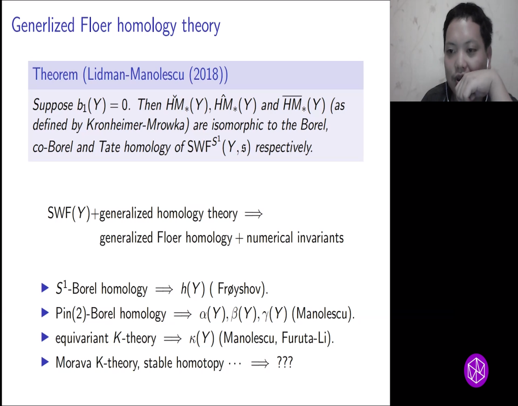 Introductory Workshop: Floer Homotopy Theory: "Monopole Floer Theory and Homotopy Theory, Pt 1" Thumbnail