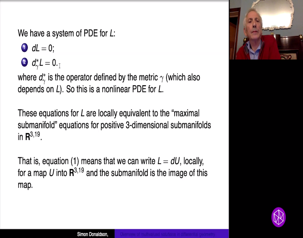 New Four-Dimensional Gauge Theories Workshop: Overview of Some Appearances of Multivalued Solutions in Differential Geometry Thumbnail