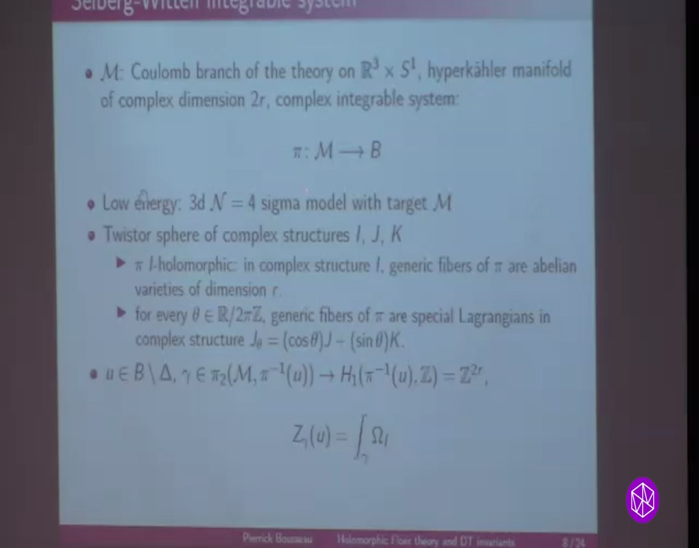 New Four-Dimensional Gauge Theories Workshop: Holomorphic Floer Theory and Donaldson-Thomas Invariants Thumbnail