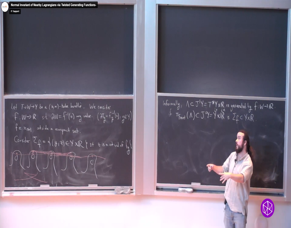 Floer Homotopical Methods in Low Dimensional and Symplectic Topology Workshop: Normal Invariant of Nearby Lagrangians via Twisted Generating Functions Thumbnail