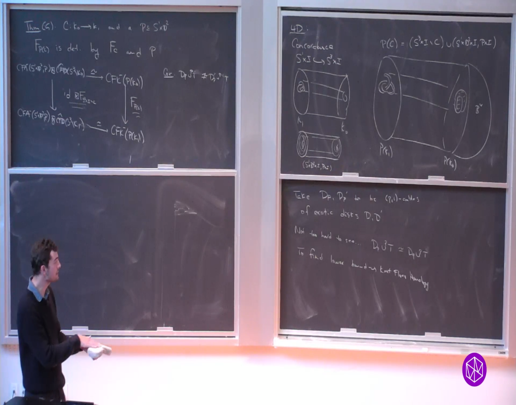 Floer Homotopical Methods in Low Dimensional and Symplectic Topology Workshop: Stabilizations, Satellites, and Exotic Surfaces Thumbnail