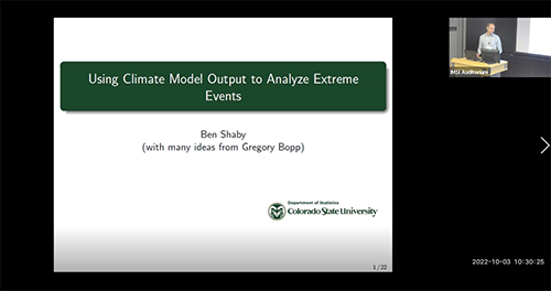 Using Climate Model Output to Analyze Extreme Events Thumbnail