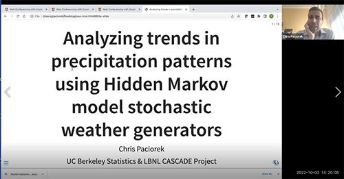 Analyzing trends in precipitation patterns using Hidden Markov model stochastic weather generators Thumbnail