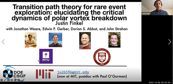 Transition path theory for rare event exploration: elucidating the critical dynamics of polar vortex breakdown Thumbnail