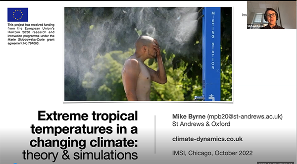 Extreme tropical temperatures in a changing climate: theory and simulations Thumbnail