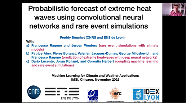 Probabilistic forecast of extreme heat waves using convolutional neural networks and rare event simulations Thumbnail