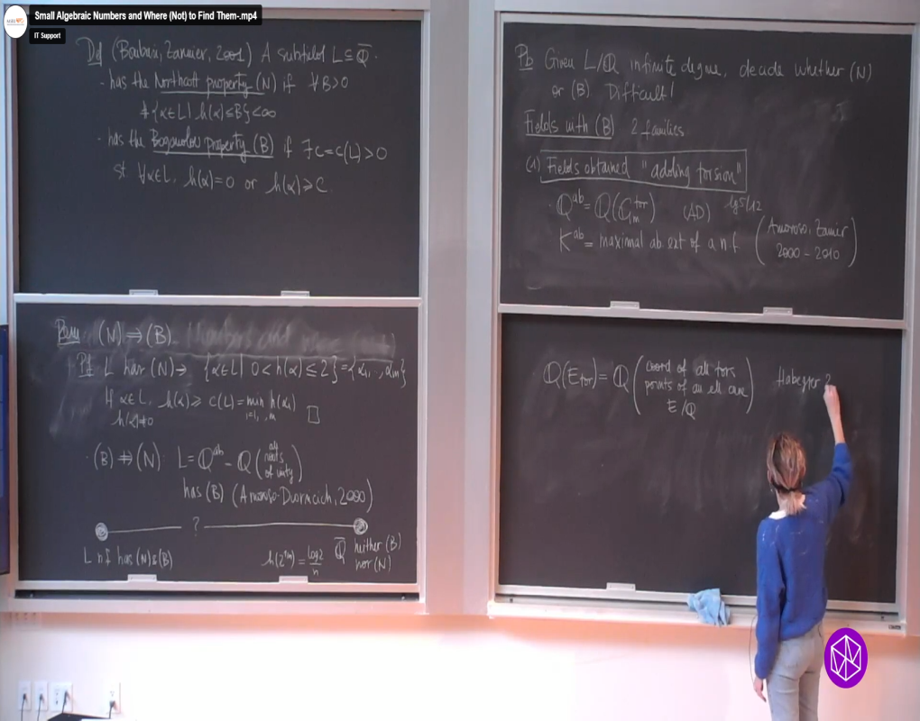 Diophantine Geometry Connections Workshop: Small Algebraic Numbers and Where (Not) to Find Them Thumbnail