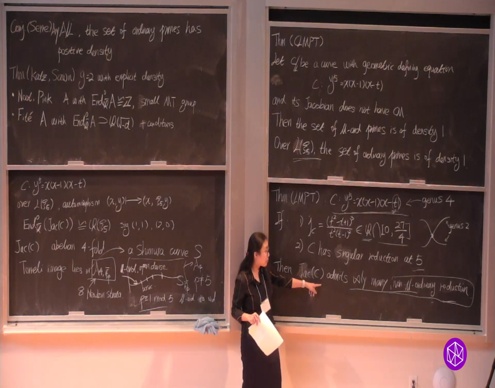 Diophantine Geometry Connections Workshop: Ordinary and Basic Reductions of Abelian Varieties Thumbnail