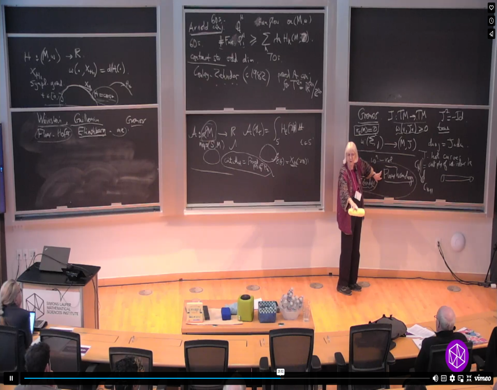 MSRI / SLMath 40th Anniversary Symposium: Thirty Five Years of Symplectic Geometry at MSRI Thumbnail