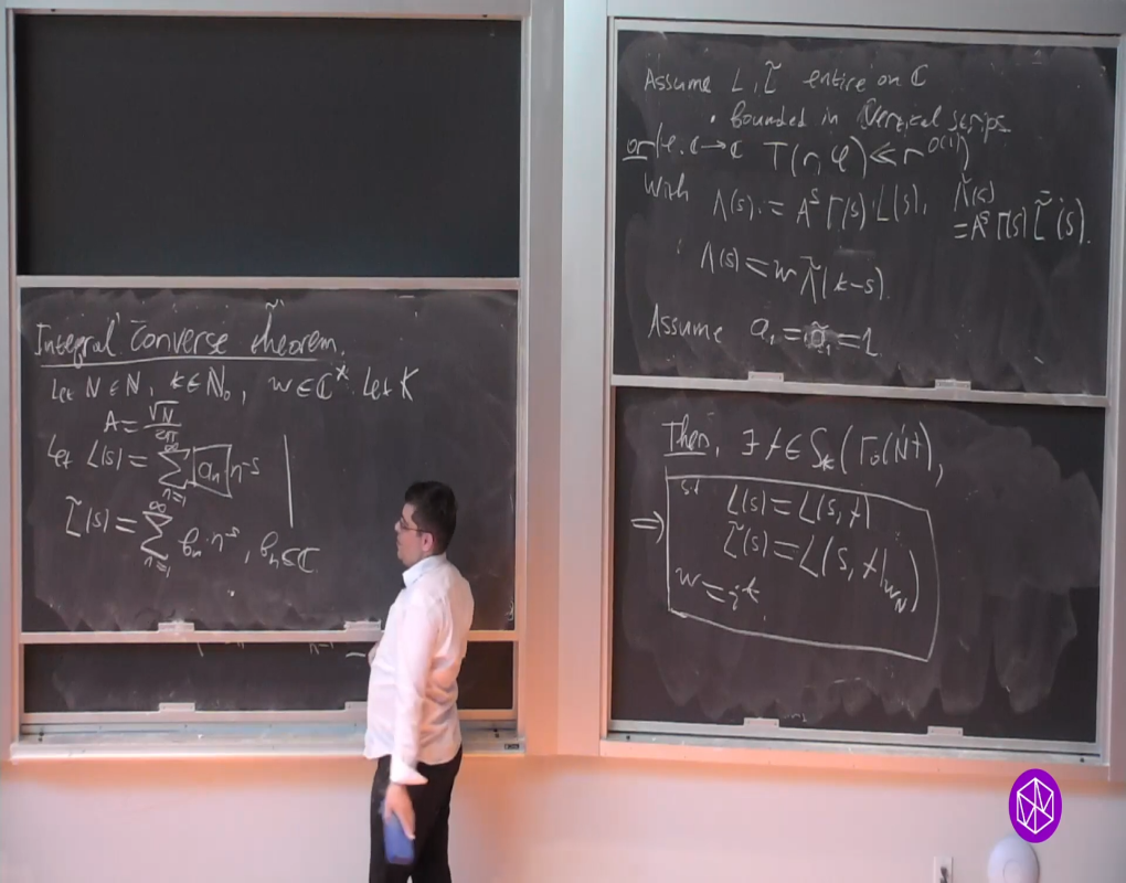 Degeneracy Of Algebraic Points Workshop: A Twisting-Free Converse Theorem for GL(2) Thumbnail