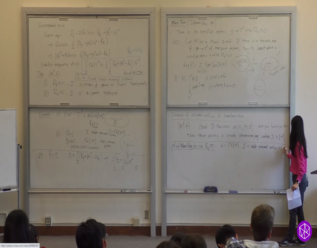 Topics in Geometric Flows and Minimal Surfaces (St. Mary's College) Summer School: Minimal Surface Methods in General Relativity Thumbnail