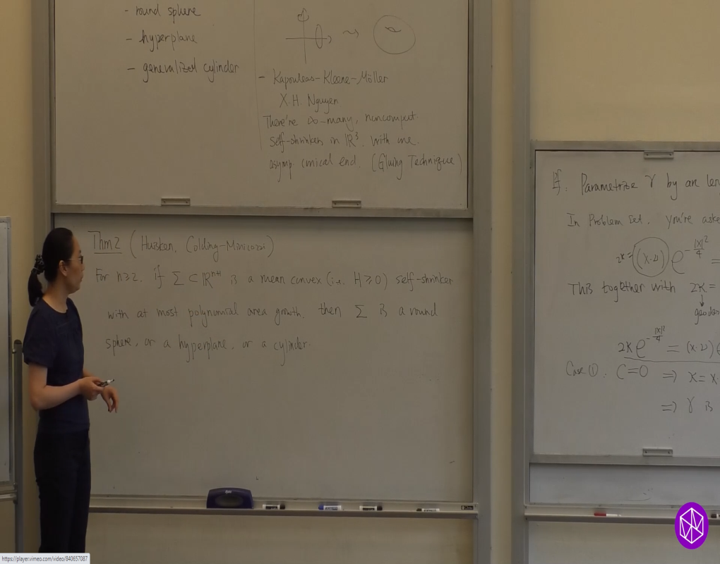 Topics in Geometric Flows and Minimal Surfaces (St. Mary's College) Summer School: Singularity Analysis for the Mean Curvature Flow Thumbnail