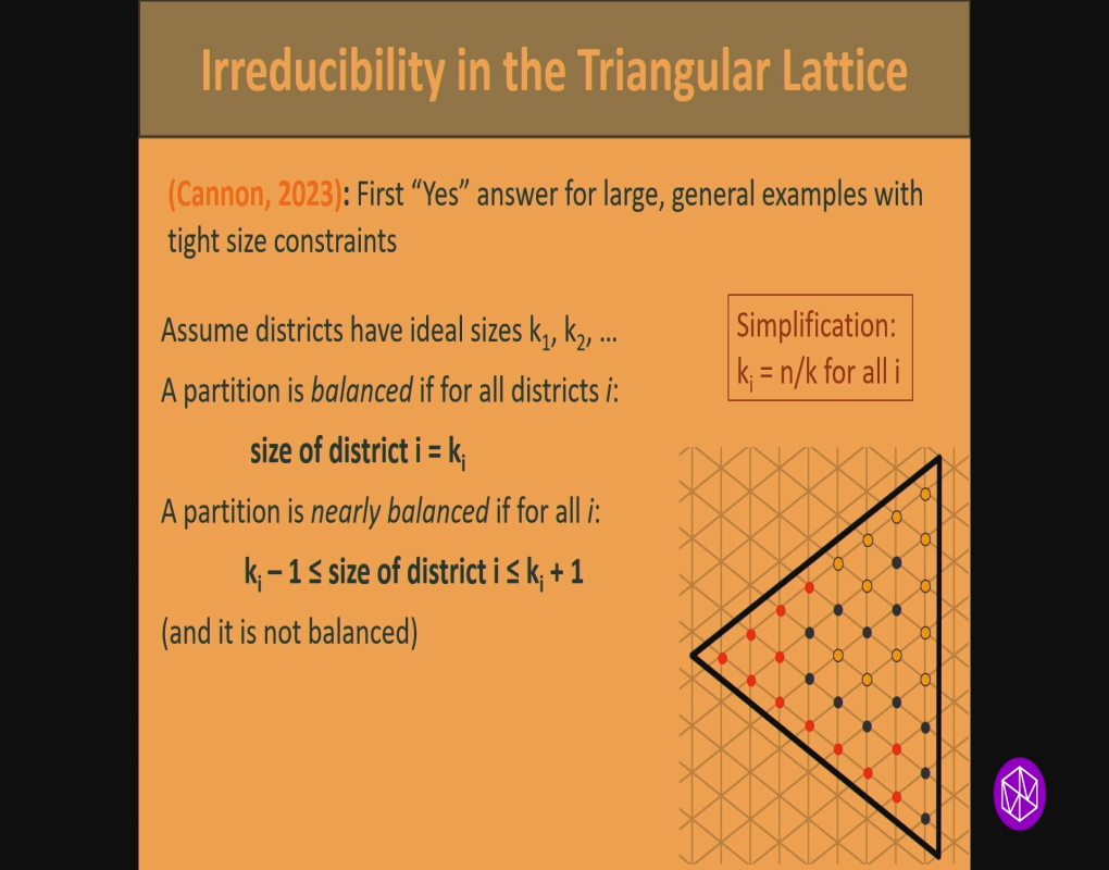 Introductory Workshop: Algorithms, Fairness, and Equity: "Markov Chains and Redistricting" Thumbnail