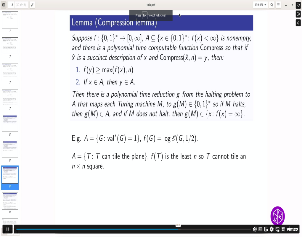 Hot Topics: MIP* = RE and the Connes’ Embedding Problem: "A Remark on Compression" Thumbnail