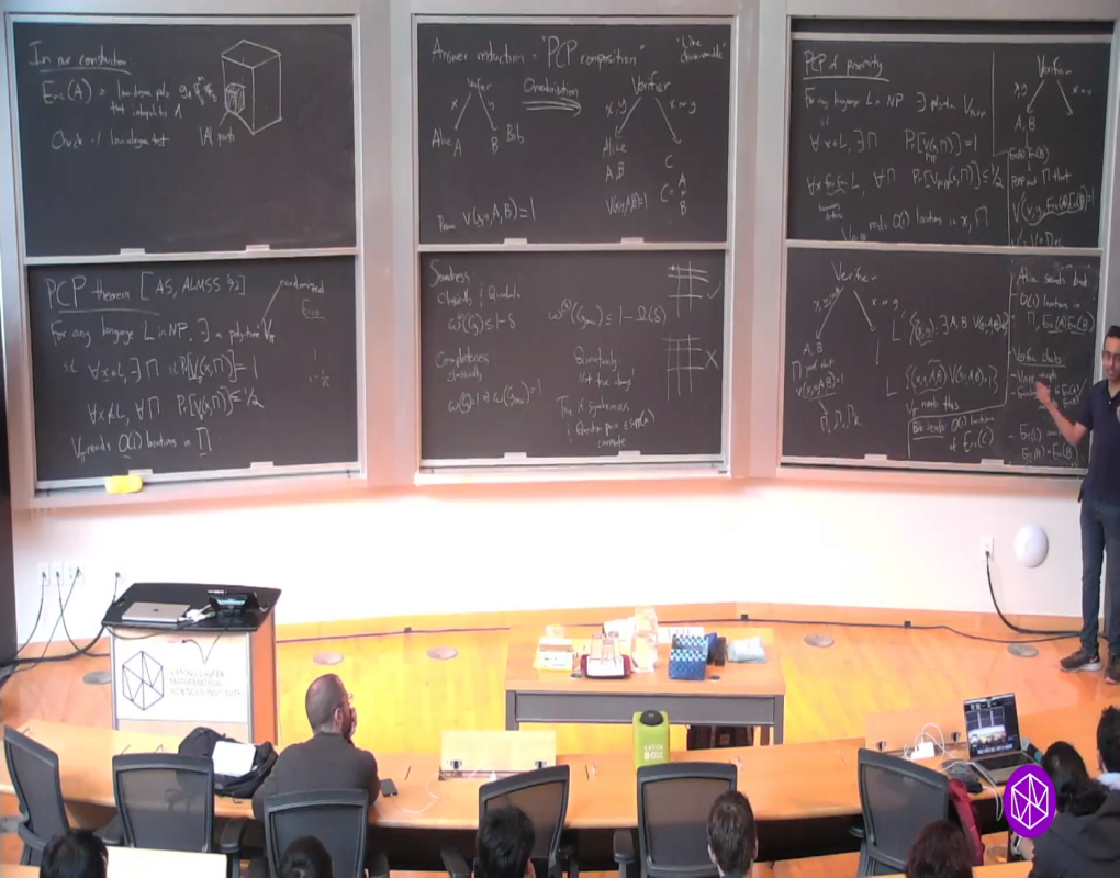 Hot Topics: MIP* = RE and the Connes’ Embedding Problem: "Answer Reduction via Low-Degree Testing and PCPs" Thumbnail